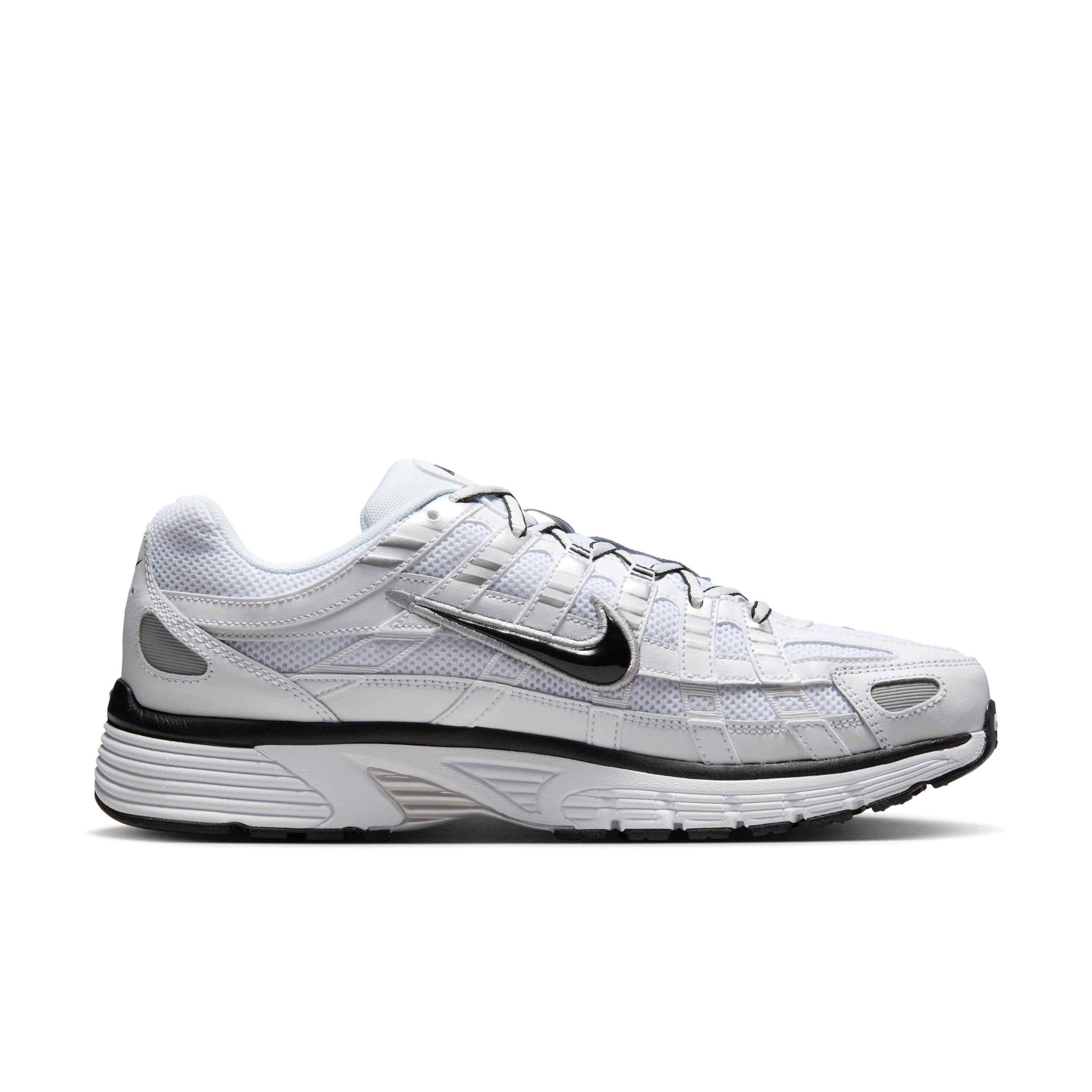 Nike P-6000 "White/Metallic Silver/Black/Black" Men's Shoe